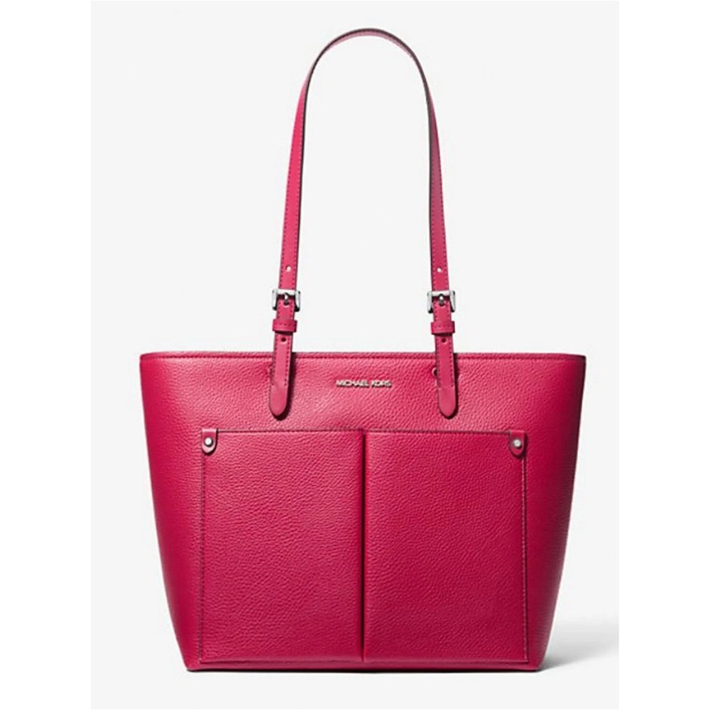 Michael Kors Jet Set Medium Pocket‎ Tote Bag Raspberry